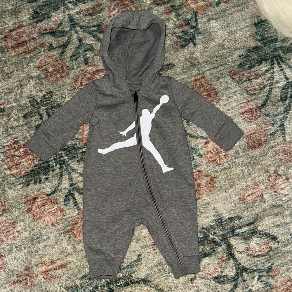 Jordan Baby Jumpman Coverall Gray